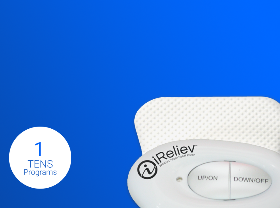 iReliev Mini Pain Relief Patch, Wireless TENS Unit for Spot Pain Relief